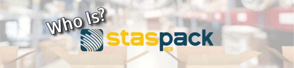 Image displaying the text 'Who is Staspack?' - A question introducing Staspack, a procurement consultancy and supply chain specialist.